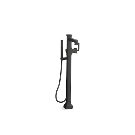 Kohler Riff Freestanding Bath Faucet Trim Matte Black K-T27408-4-BL